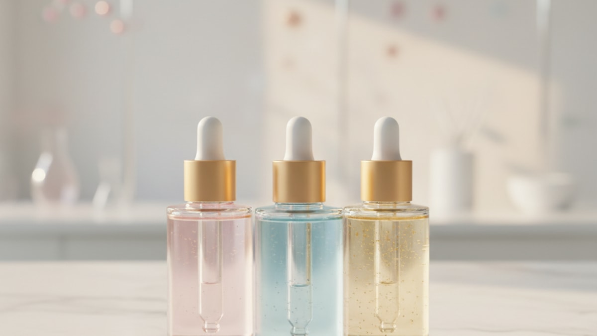 Blog Post: GHK-Cu Cosmetic topical peptide delivery - Professional illustration