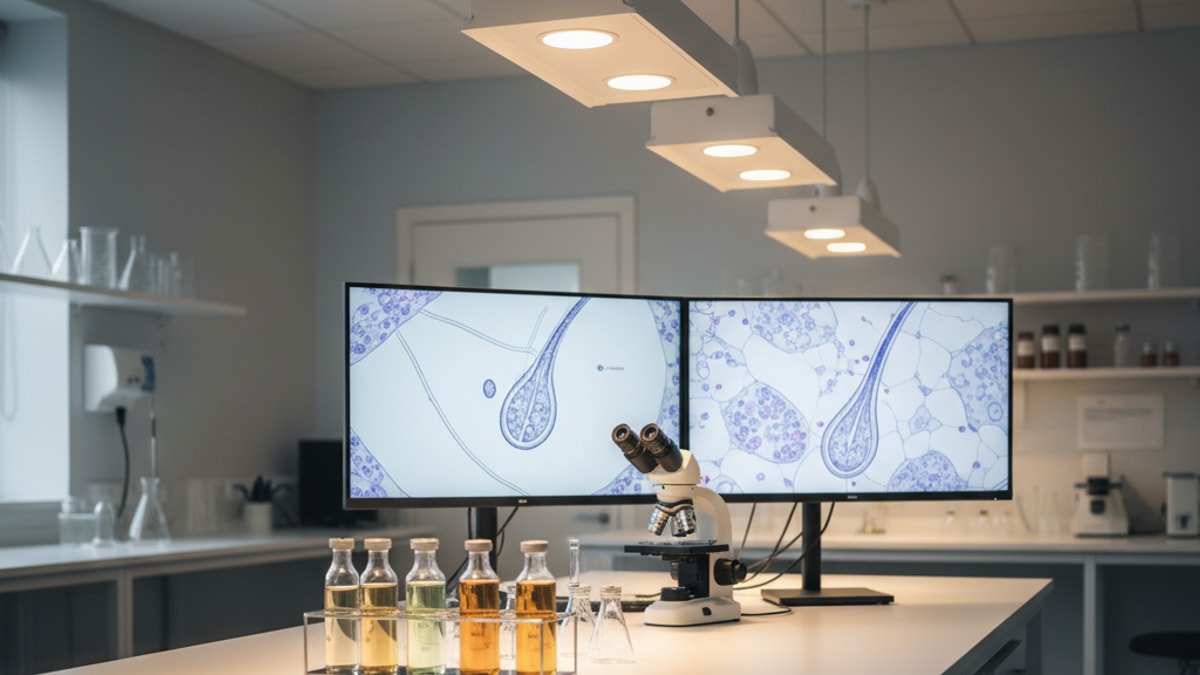 Blog Post: AHK-Cu for alopecia support - Professional illustration