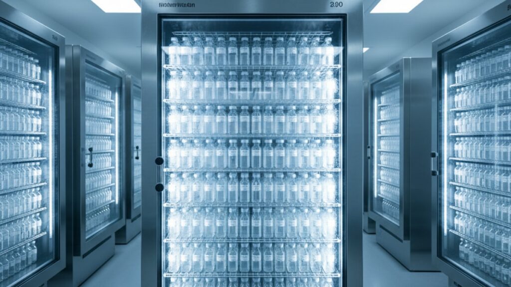 Blog Post: does 5-Amino-1MQ need refrigeration - Professional illustration