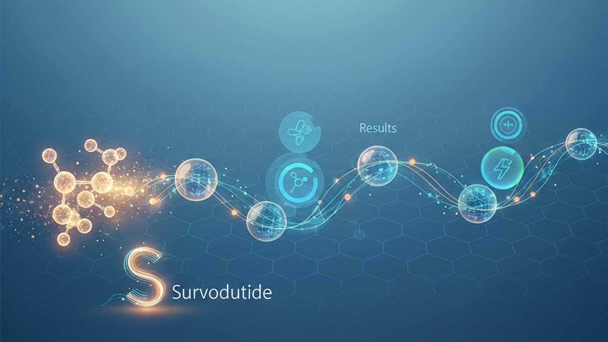 Blog Post: Survodutide results timeline - Professional illustration