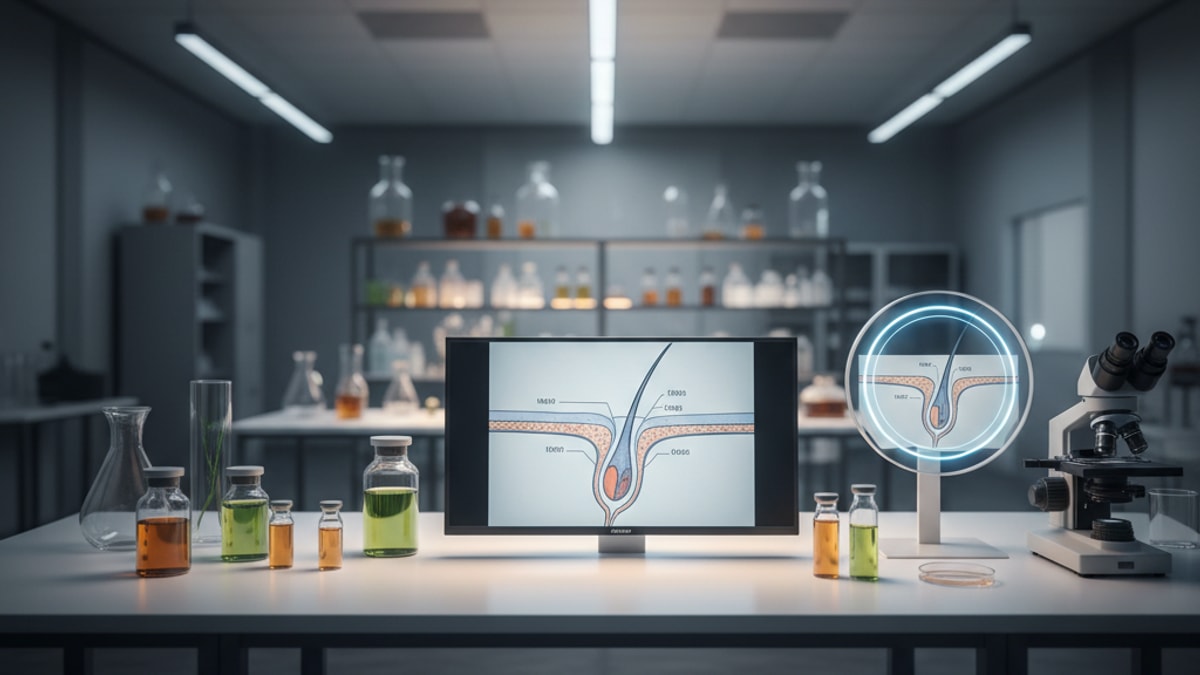 Blog Post: AHK-Cu androgenetic alopecia - Professional illustration