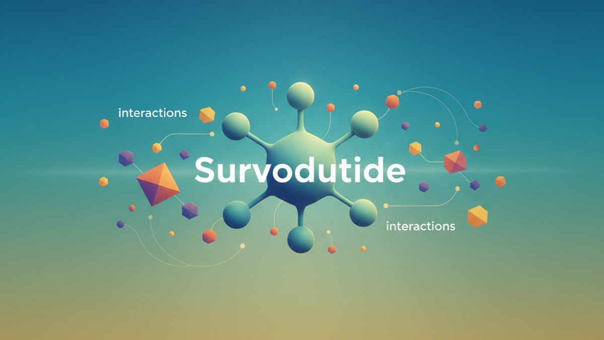 Blog Post: Survodutide interactions - Professional illustration