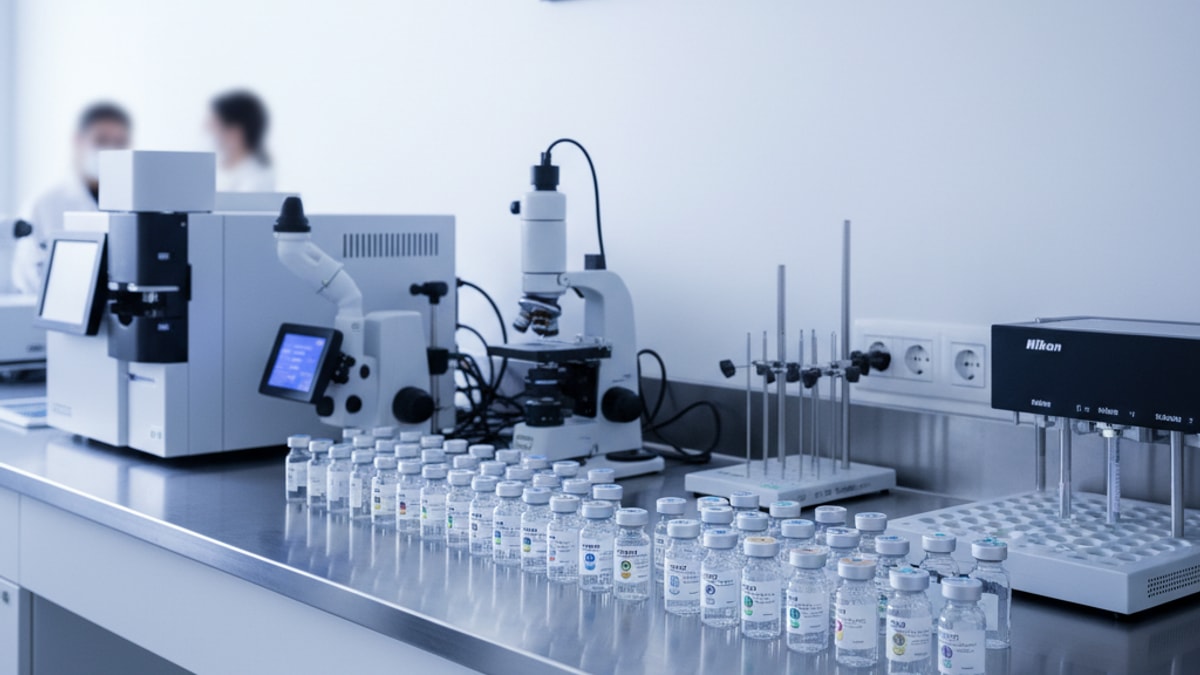 Blog Post: GHRP-2 Acetate vs Sermorelin - Professional illustration