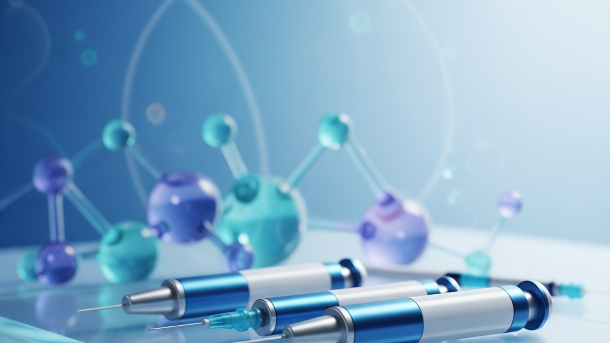 Blog Post: Cagrilintide needles syringes - Professional illustration