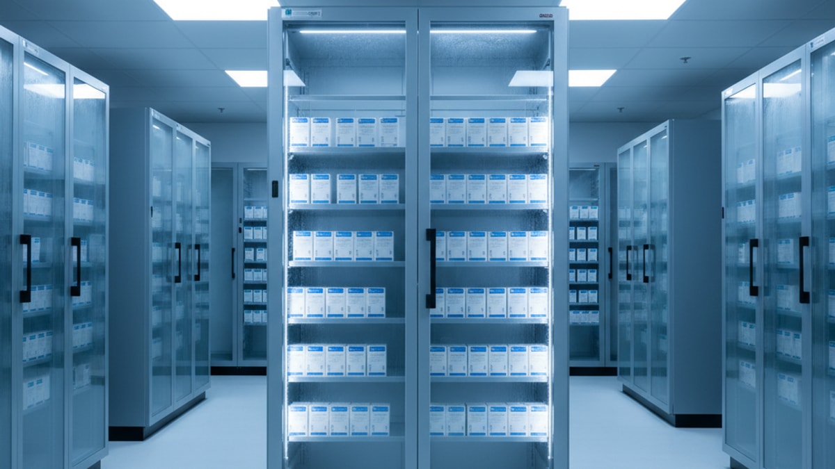 Blog Post: does CJC-1295 need refrigeration - Professional illustration