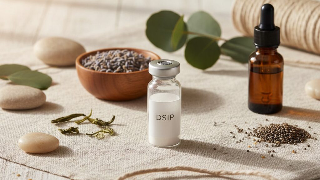 Blog Post: DSIP vial size - Professional illustration