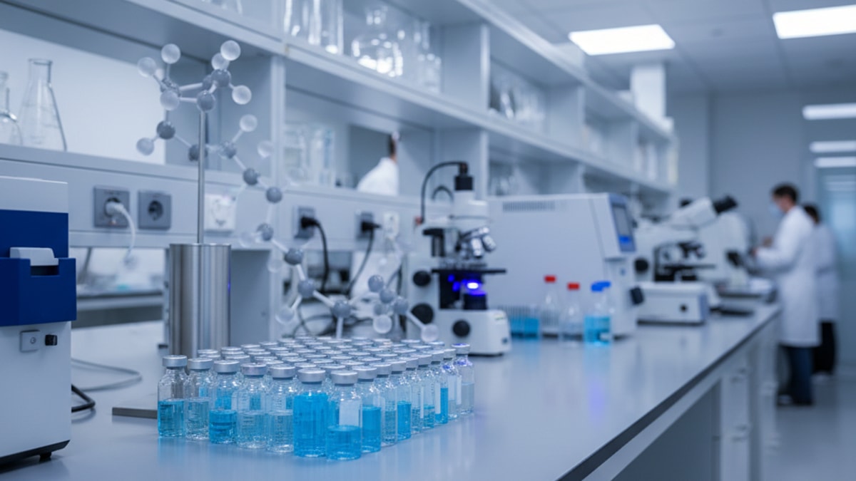 Blog Post: CJC-1295 no DAC before and after - Professional illustration