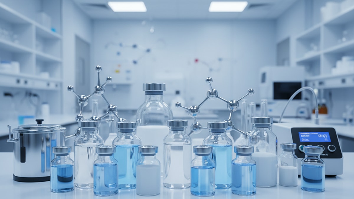 Blog Post: CJC-1295 GHRH analog with DAC - Professional illustration