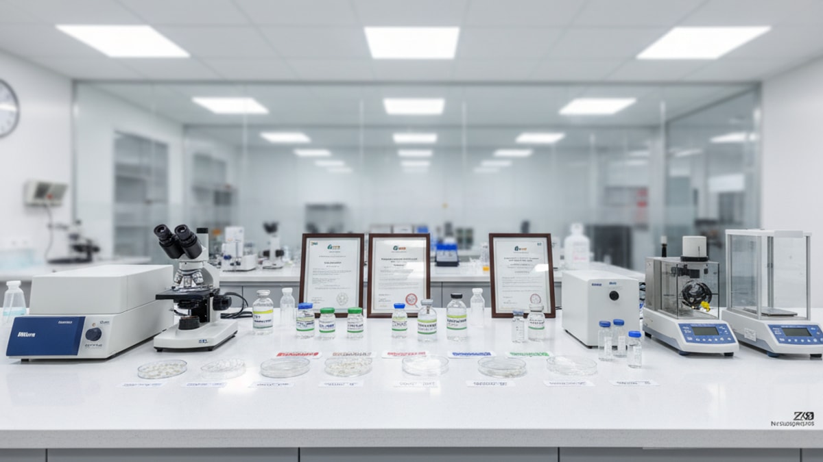 Blog Post: Sermorelin quality real vs fake - Professional illustration