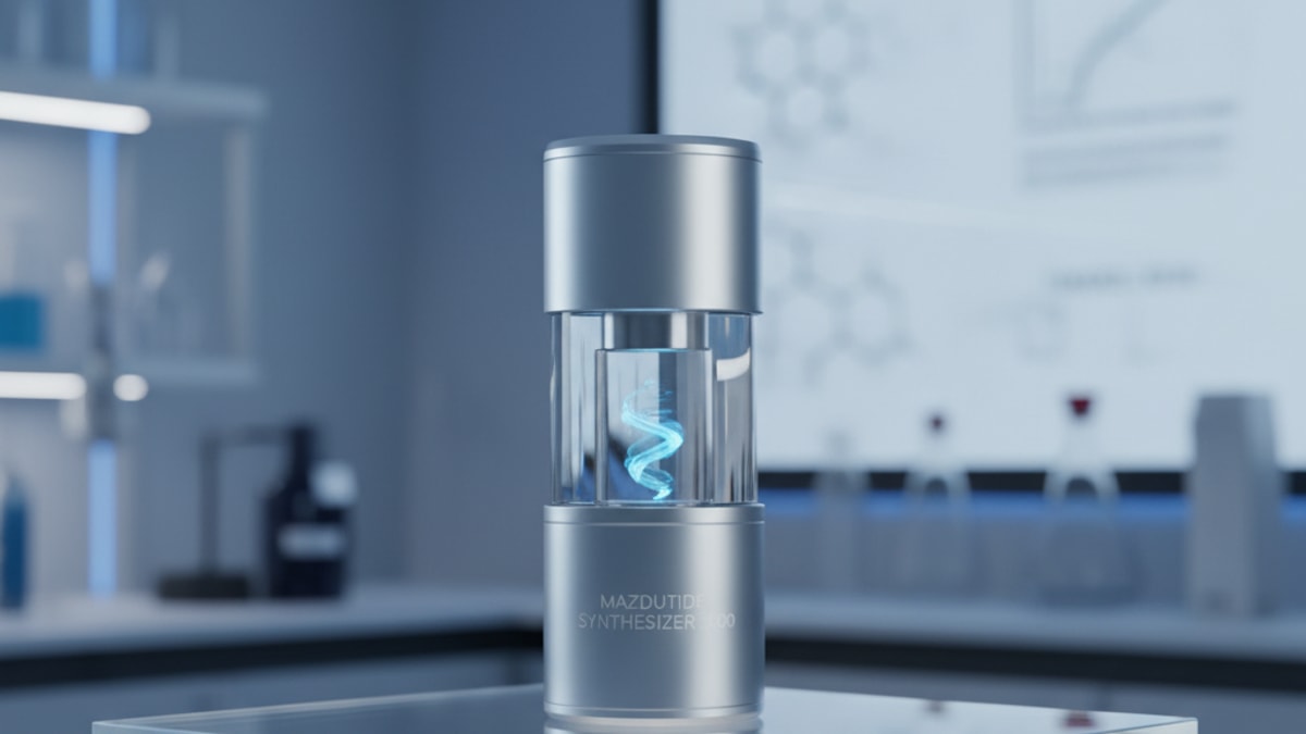 Blog Post: Mazdutide research review - Professional illustration