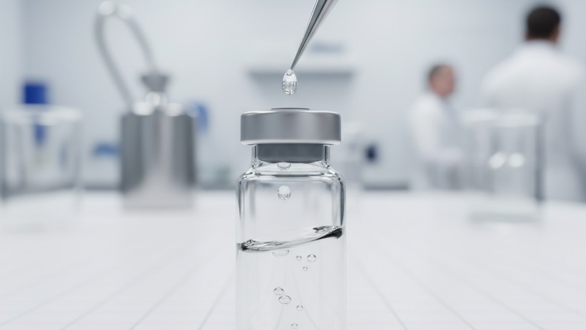 Blog Post: how to reconstitute CJC-1295 - Professional illustration