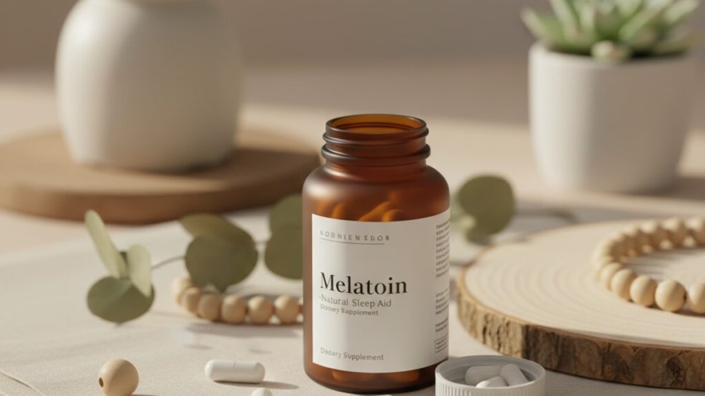 Blog Post: Melatonin quality real vs fake - Professional illustration