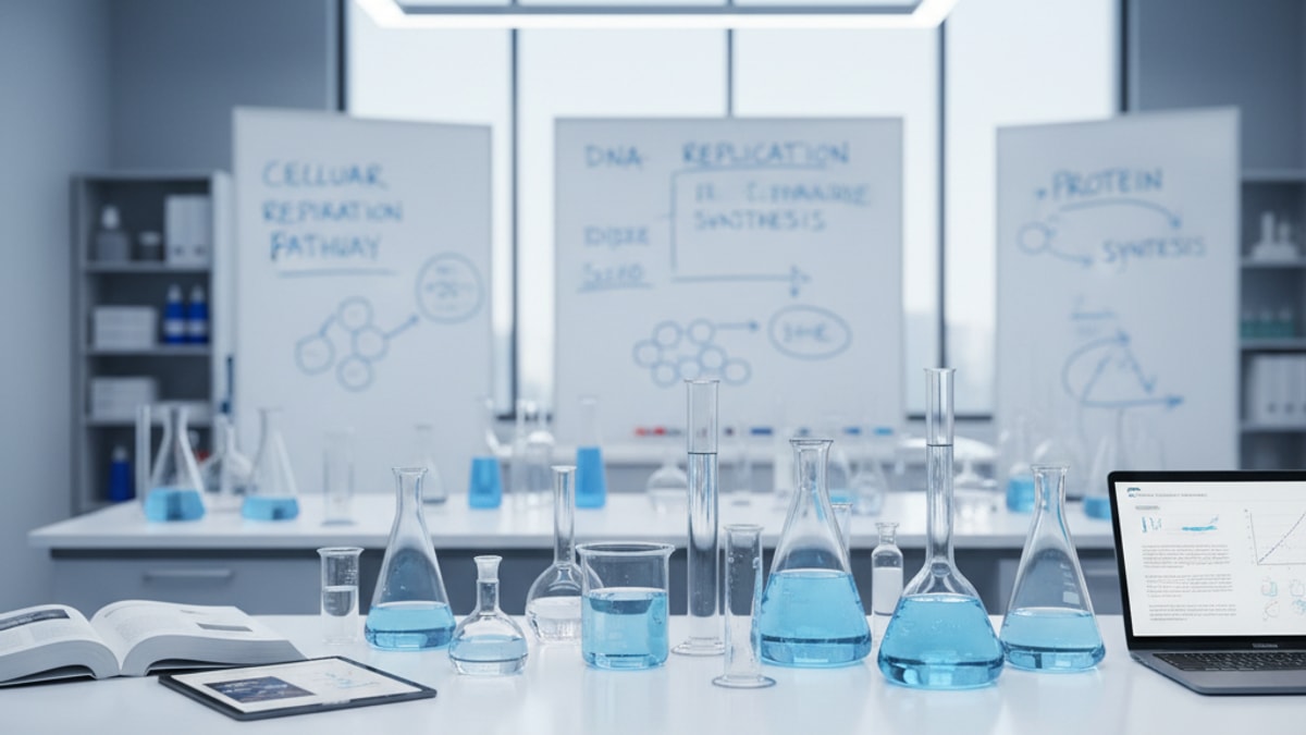 Blog Post: what is Mazdutide Peptide - Professional illustration