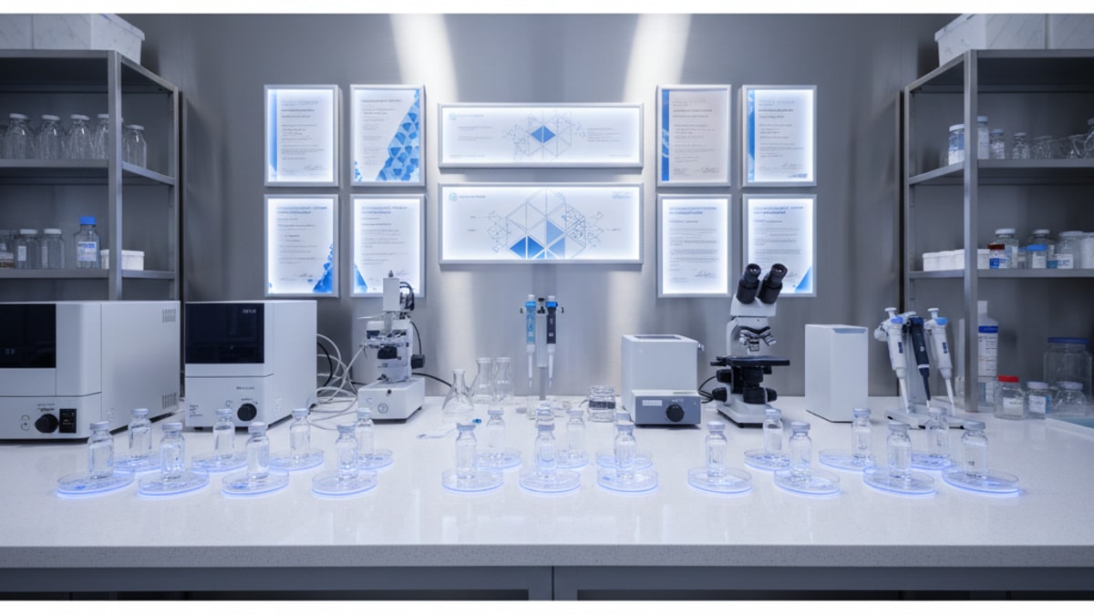 Blog Post: CJC-1295 vs Sermorelin - Professional illustration