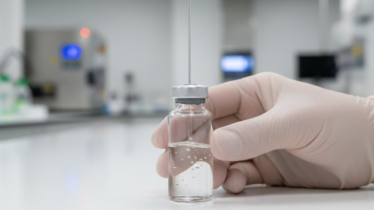 Blog Post: how to reconstitute CJC-1295 no DAC - Professional illustration