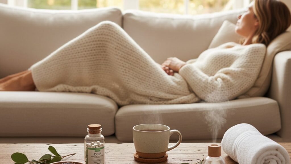 Blog Post: best DSIP for stress reduction - Professional illustration