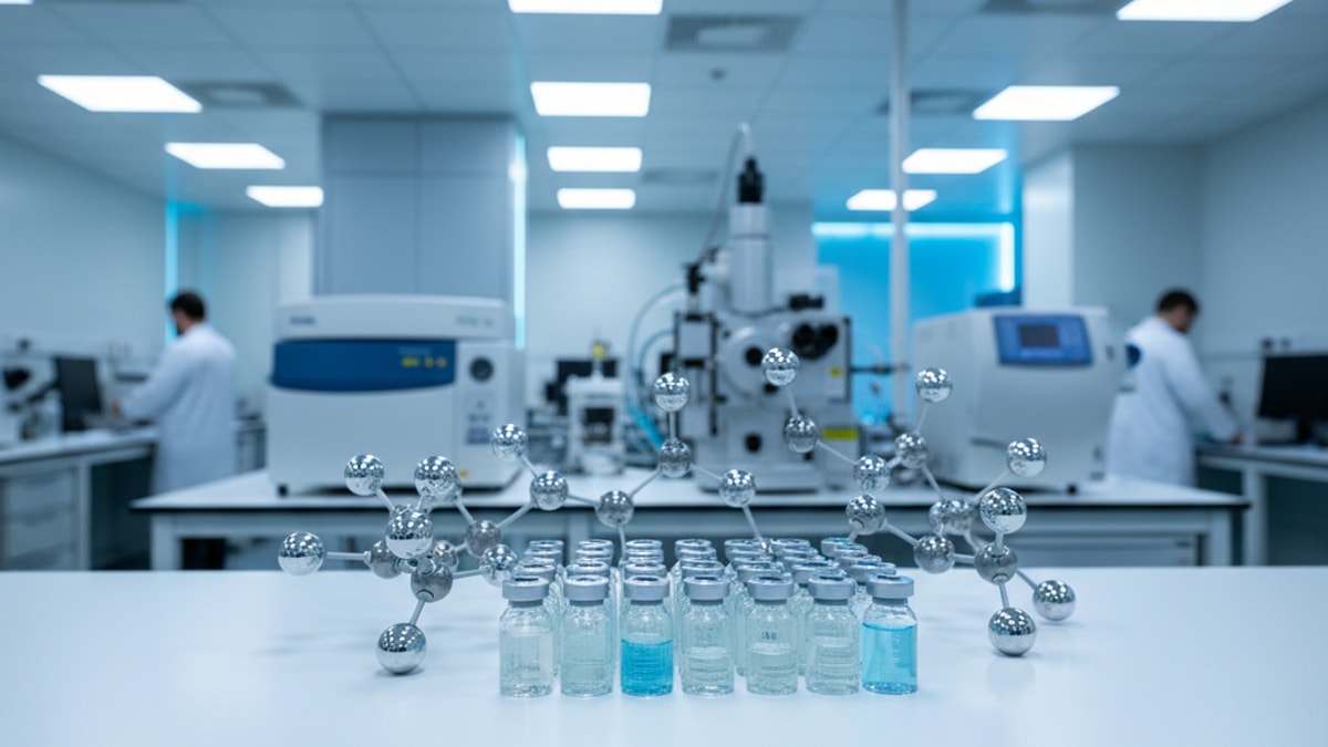 Blog Post: CJC-1295 no DAC for growth hormone pulse - Professional illustration