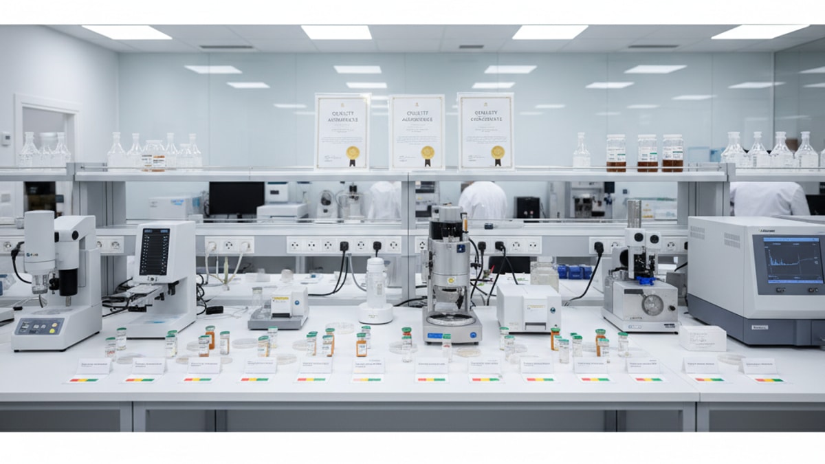 Blog Post: Tirzepatide quality real vs fake - Professional illustration