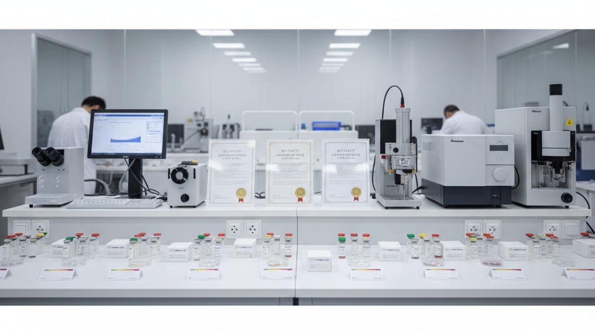 Blog Post: Cagrilintide quality real vs fake - Professional illustration