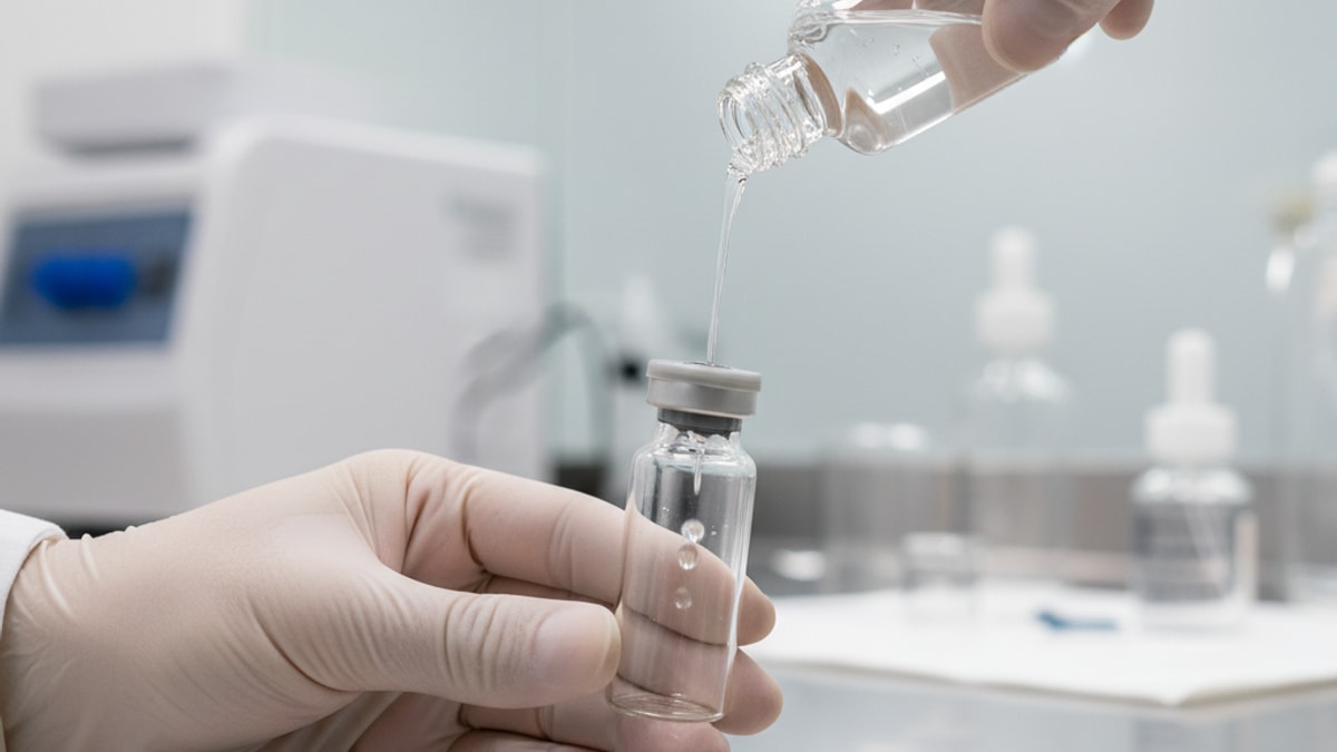 Blog Post: CJC-1295 vial size - Professional illustration