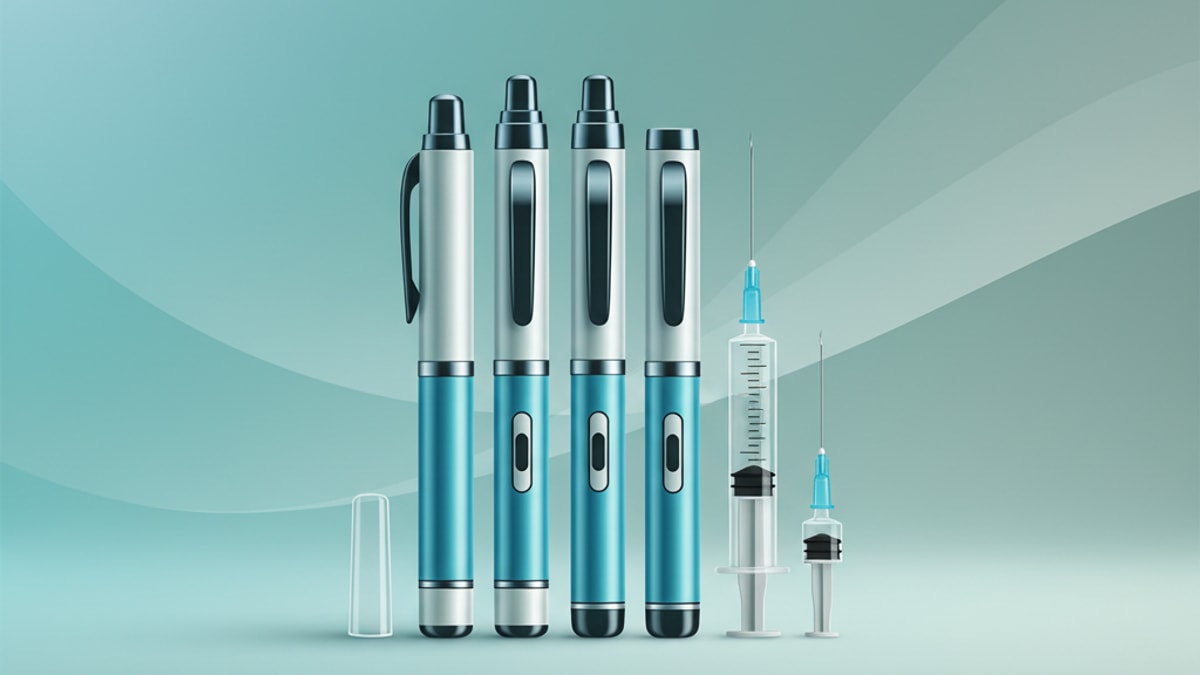 Blog Post: Sermorelin needles syringes - Professional illustration