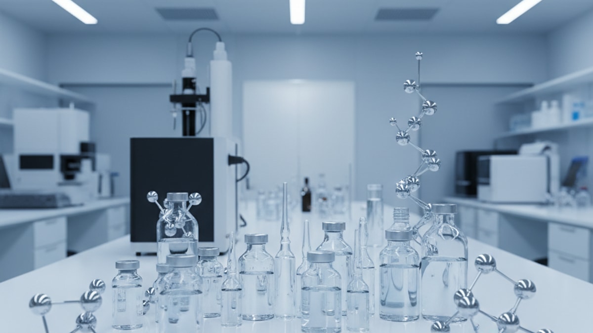 Blog Post: CJC-1295 no DAC GHRH analog without DAC - Professional illustration