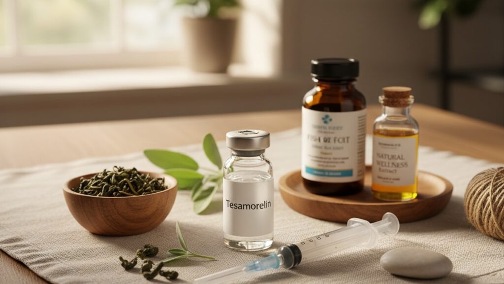 Blog Post: how long Tesamorelin vial lasts - Professional illustration