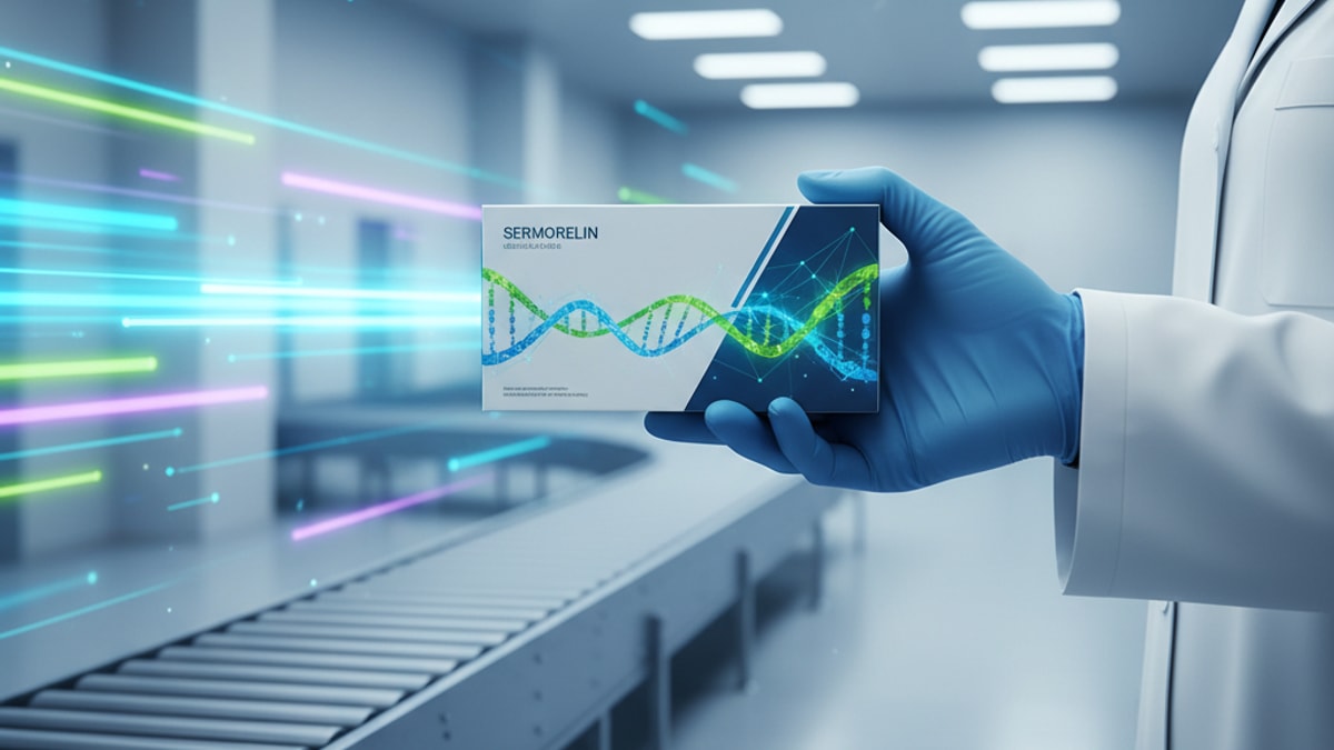 Blog Post: Sermorelin shipping - Professional illustration