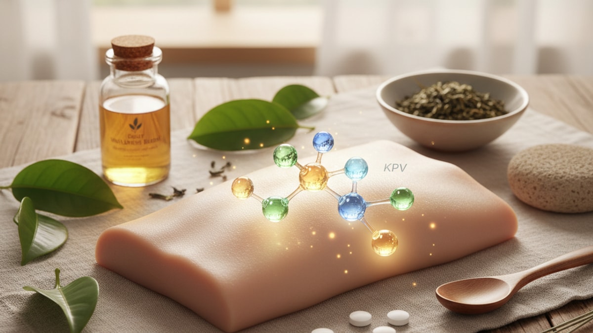 Blog Post: what is KPV Peptide same as KPV - Professional illustration