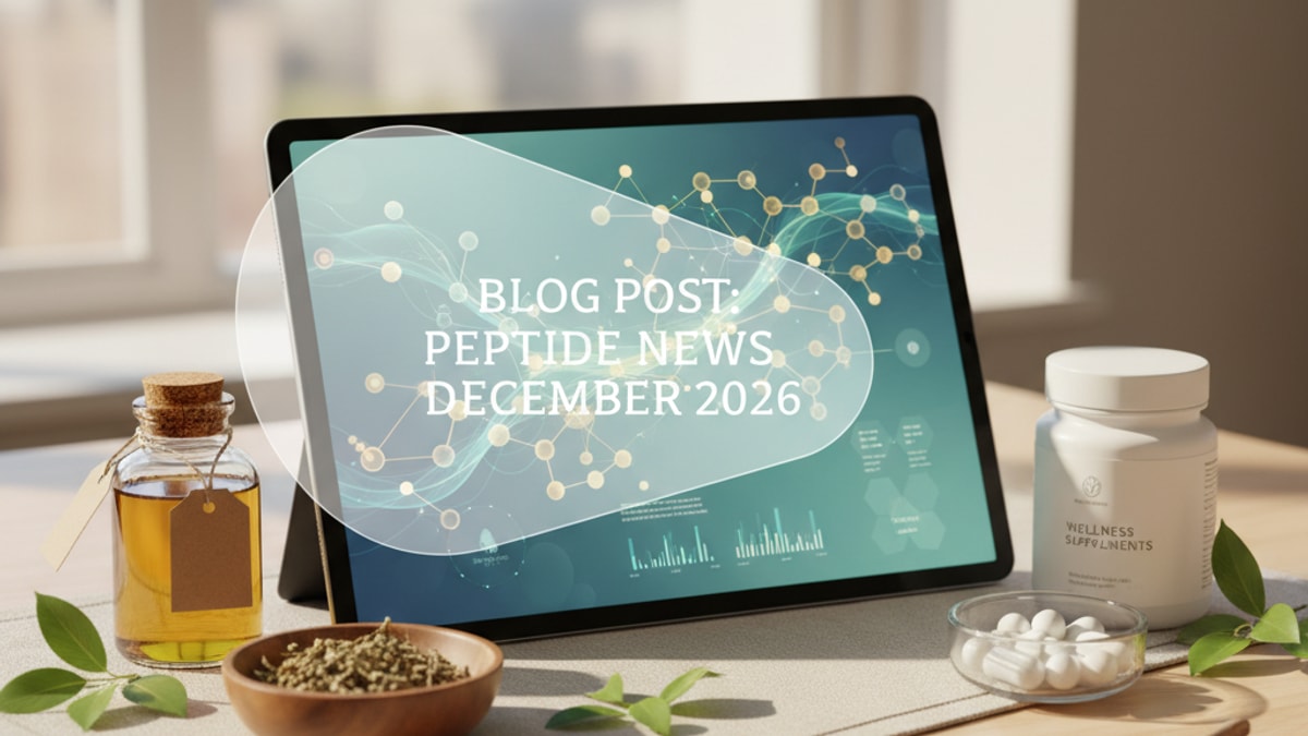 Blog Post: peptide news december 2026 - Professional illustration