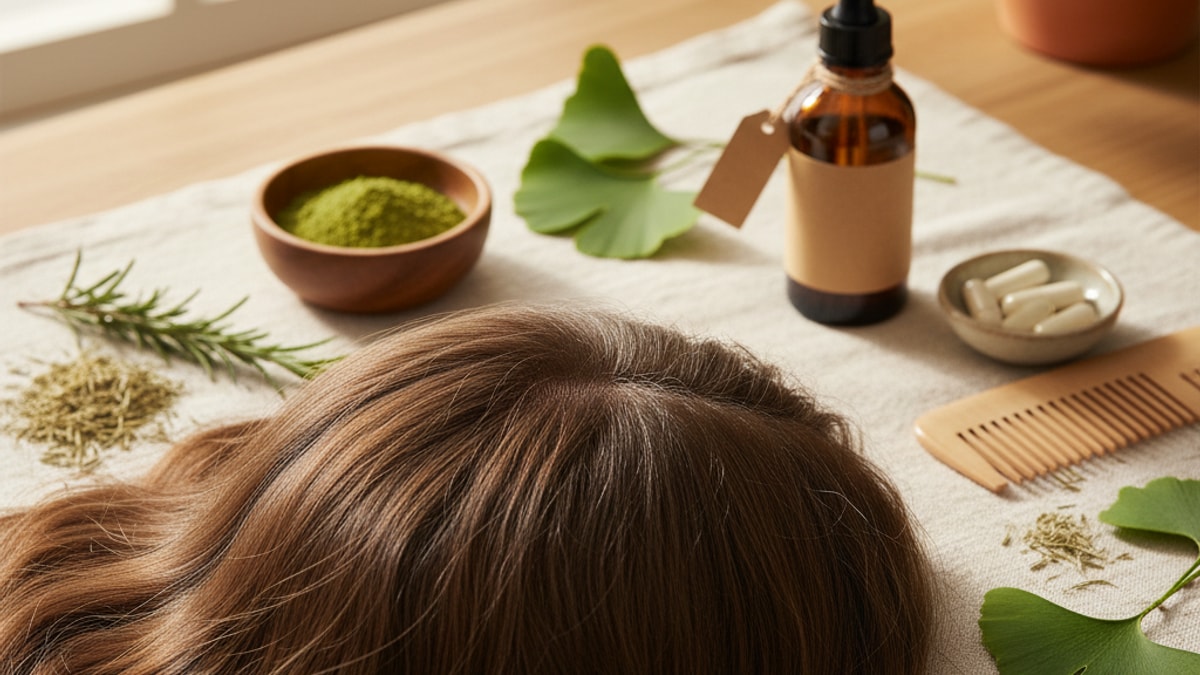 Blog Post: does TB-500 help hair growth research - Professional illustration