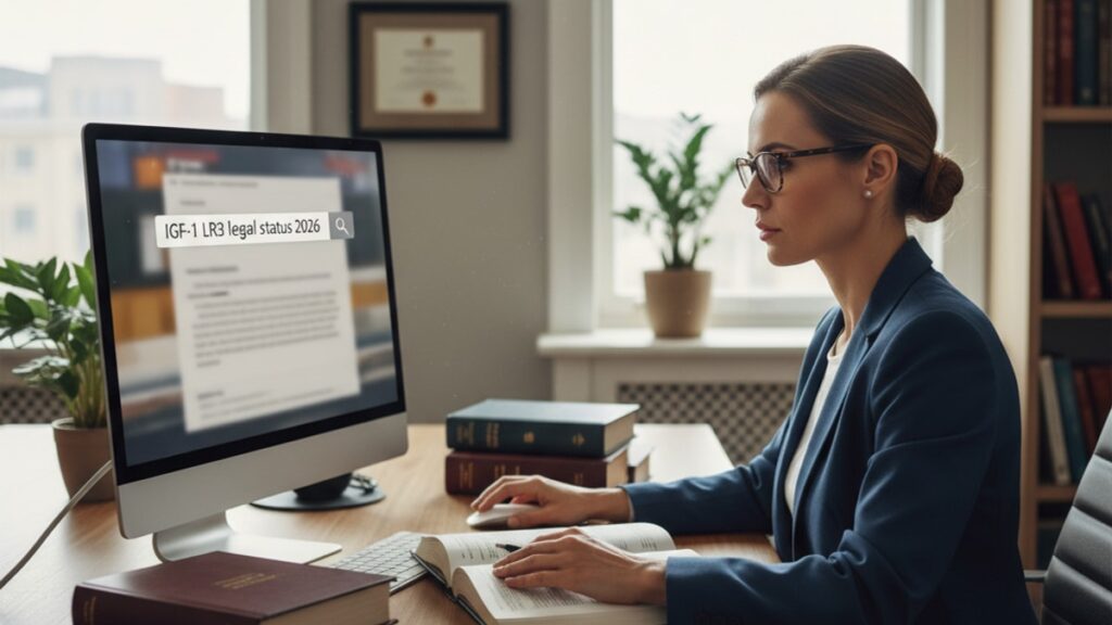 Blog Post: is IGF-1 LR3 legal 2026 status - Professional illustration