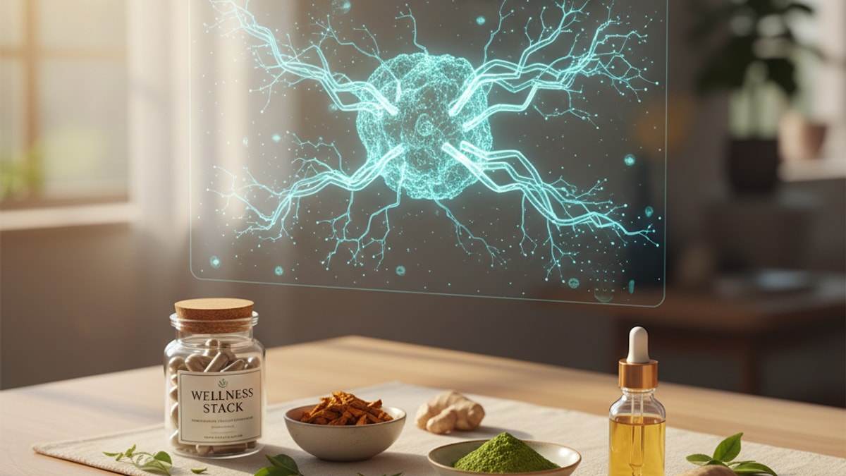 Blog Post: does Wolverine Stack help multi-pathway healing research - Professional illustration