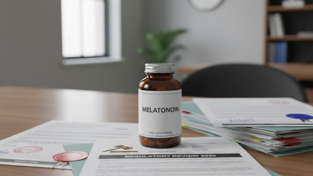 Blog Post: is Melatonin legal 2026 status - Professional illustration