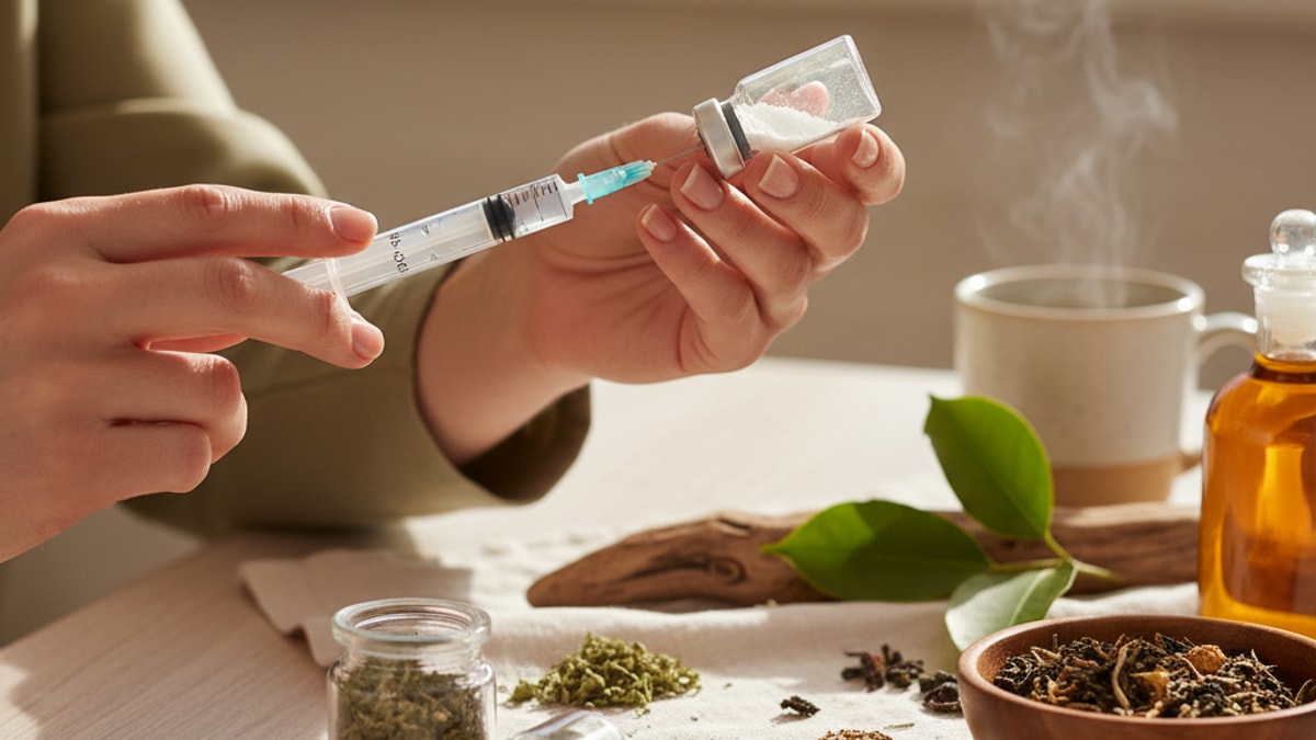 Blog Post: peptide injection guide - Professional illustration