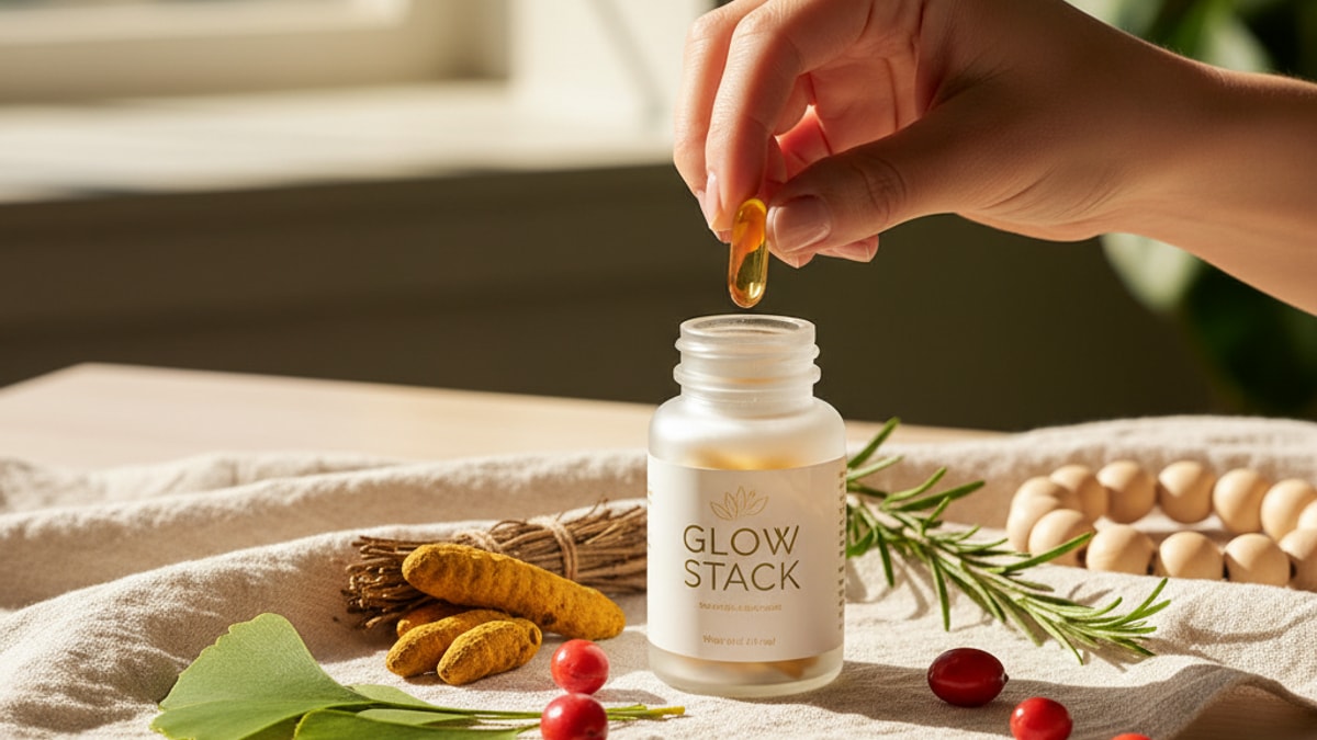 Blog Post: can you take Glow Stack orally - Professional illustration