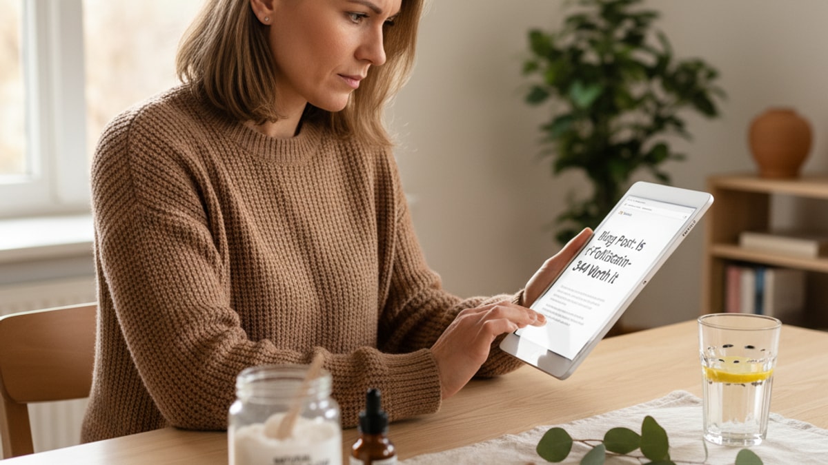 Blog Post: is Follistatin-344 worth it - Professional illustration