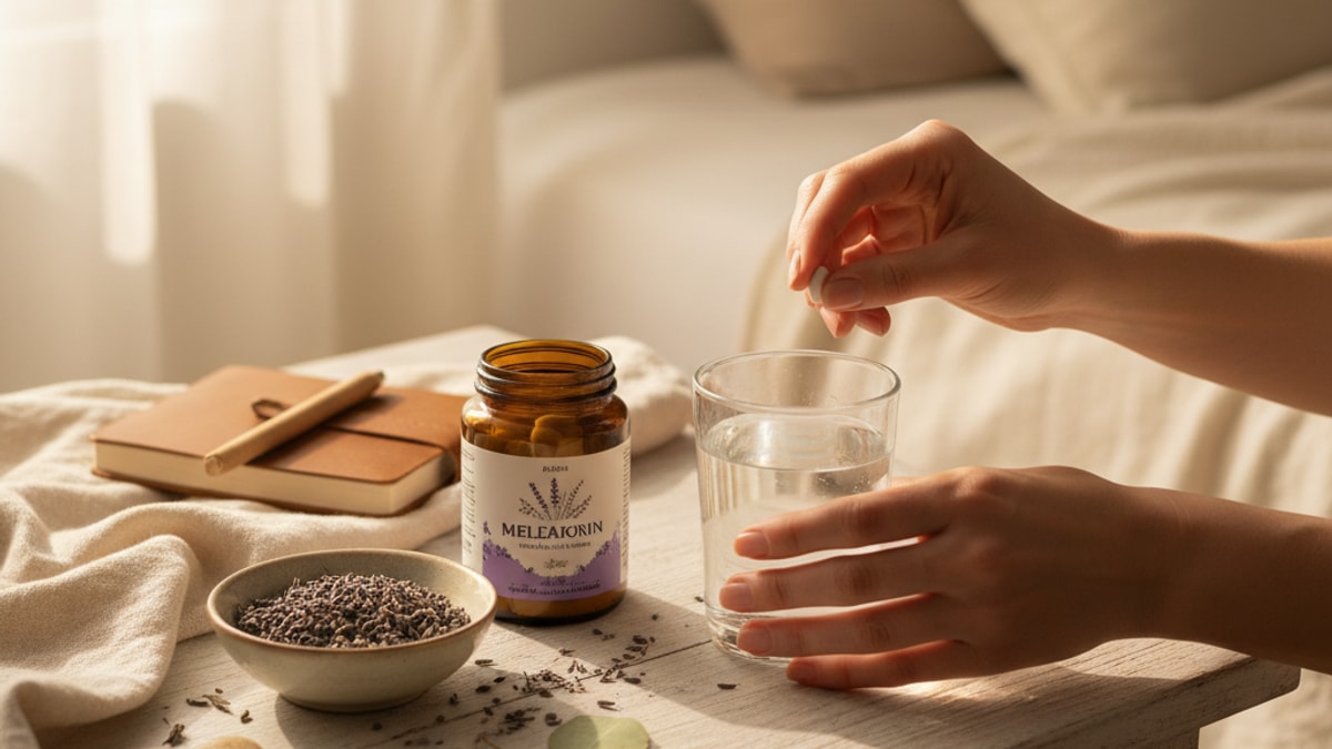 Blog Post: can you take Melatonin orally - Professional illustration