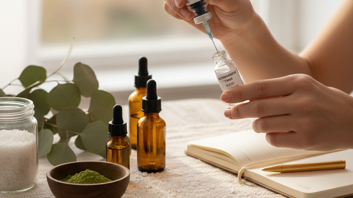 Blog Post: reconstitute peptides bac water - Professional illustration