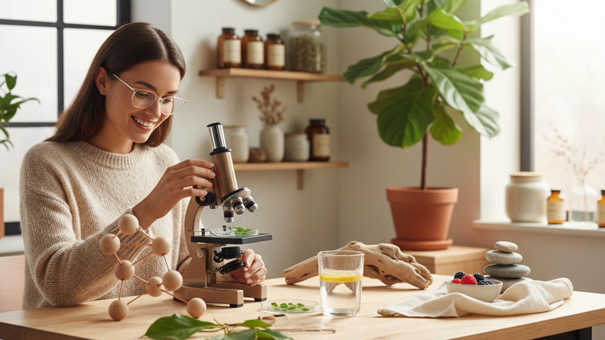 Blog Post: what are research peptides - Professional illustration