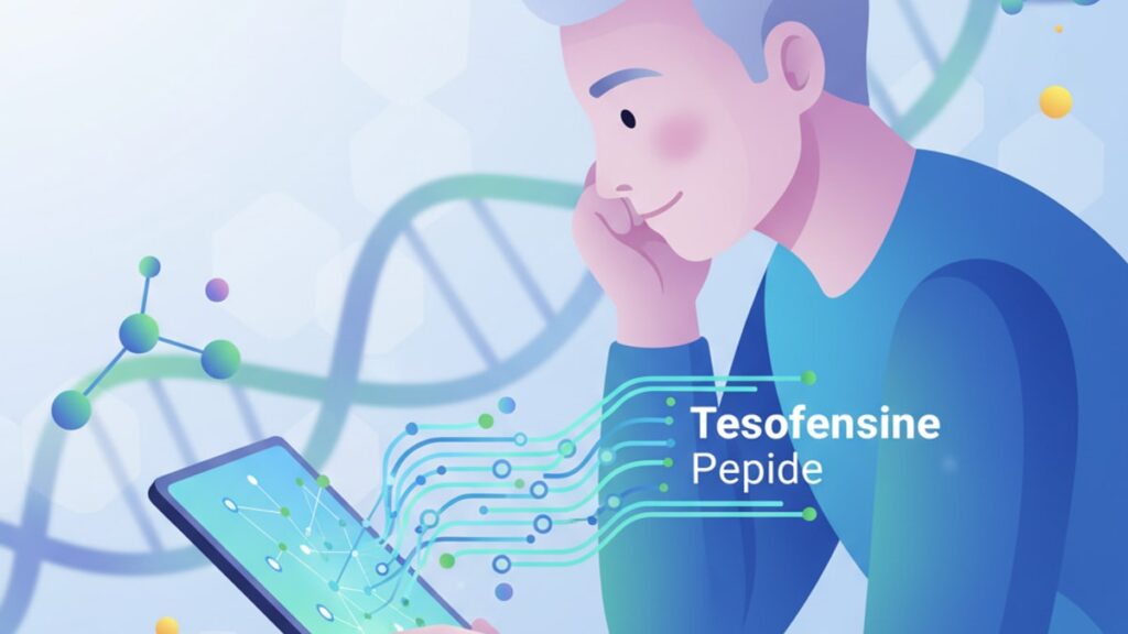 Blog Post: what is Tesofensine Peptide same as Tesofensine - Professional illustration