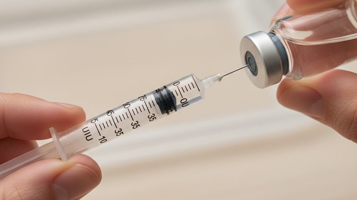 Blog Post: insulin syringes peptides unit guide how to - Professional illustration