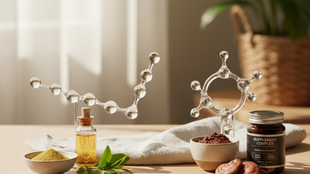 Blog Post: difference between Melanotan-1 and Melanotan-2 - Professional illustration