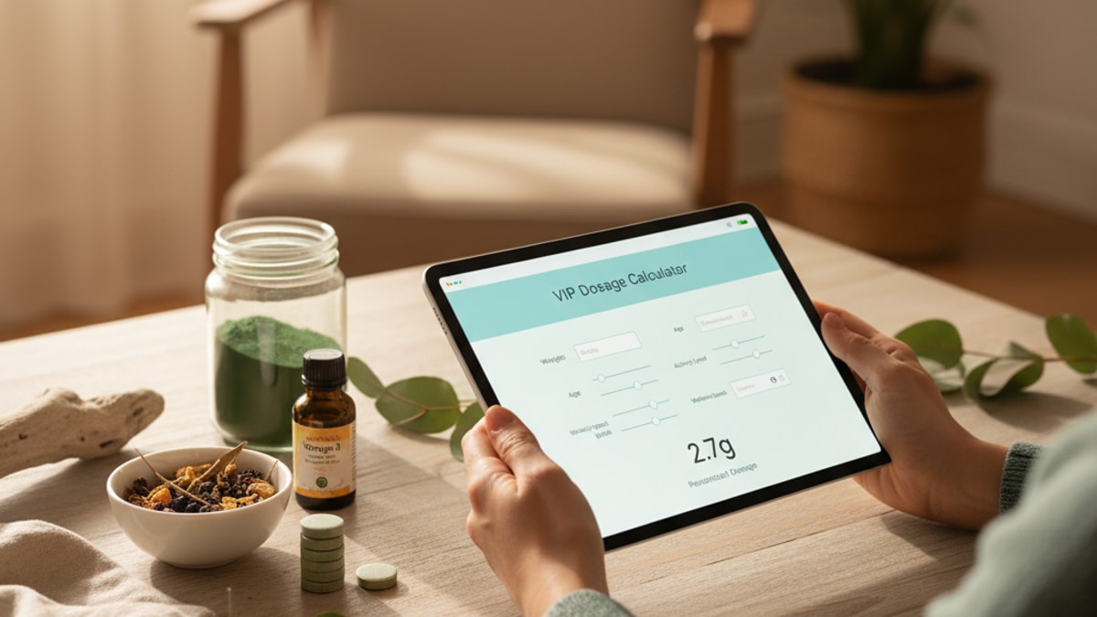 Blog Post: calculate VIP dosage - Professional illustration