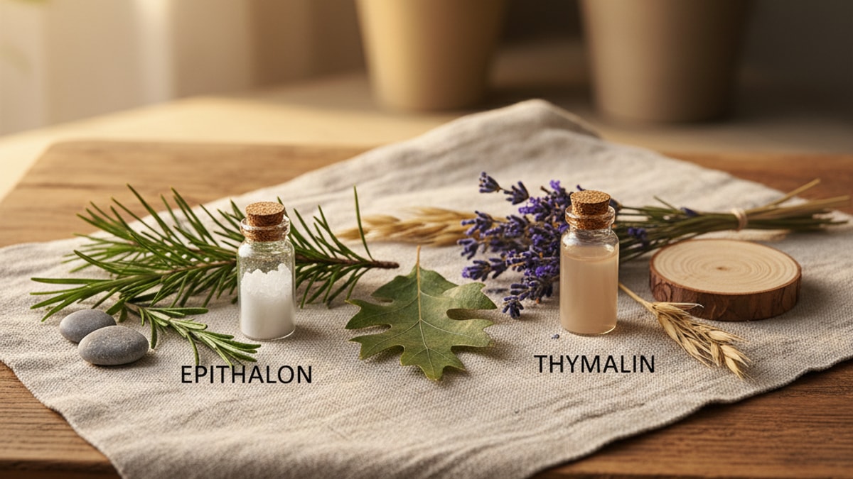 Blog Post: Epithalon vs Thymalin which better comparison - Professional illustration