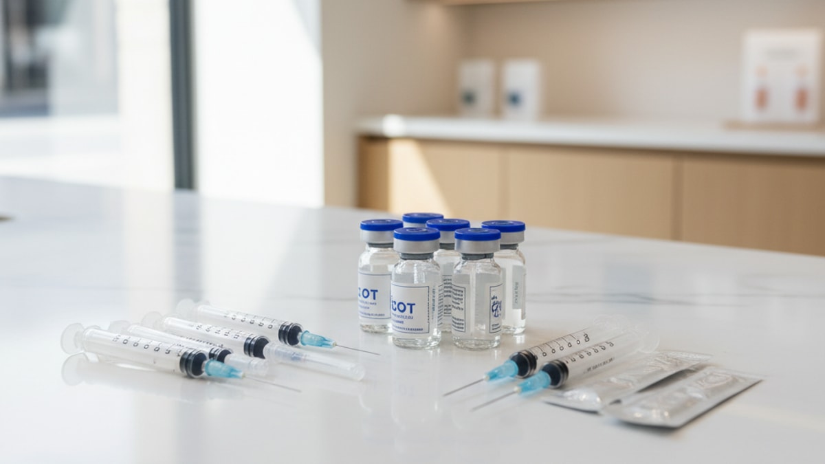 Blog Post: TB-4 syringes needles supplies - Professional illustration