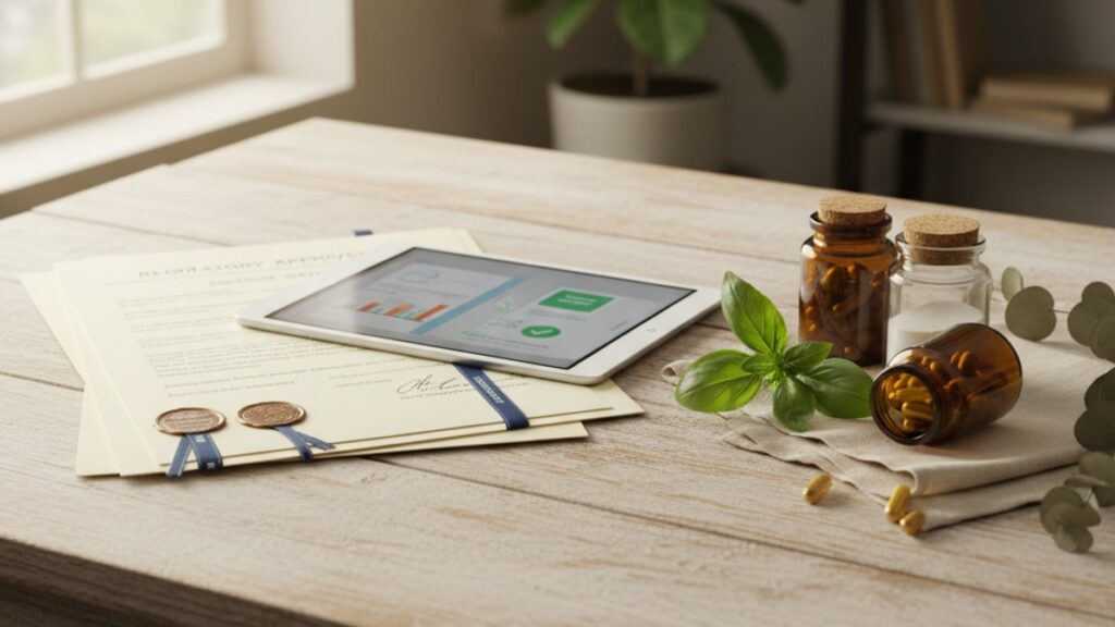 Blog Post: is MK-677 FDA approved status - Professional illustration