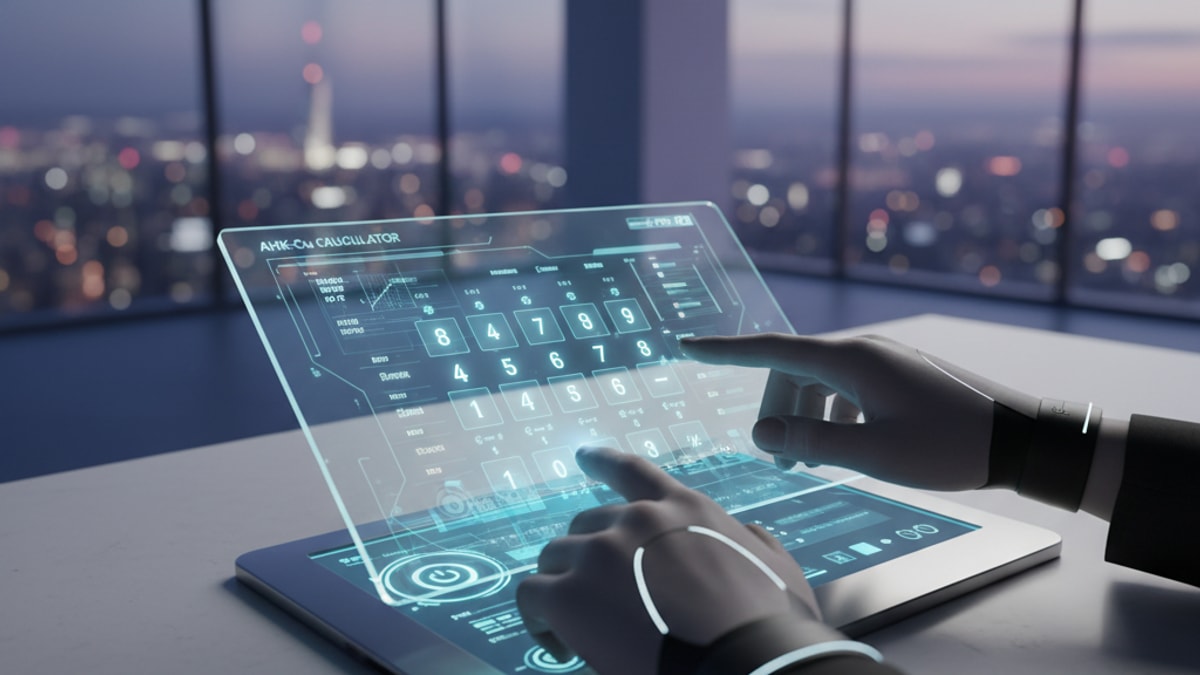 Blog Post: how to mix AHK-Cu calculator - Professional illustration