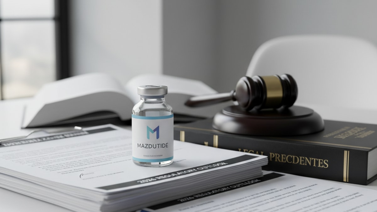 Blog Post: is Mazdutide legal 2026 status - Professional illustration