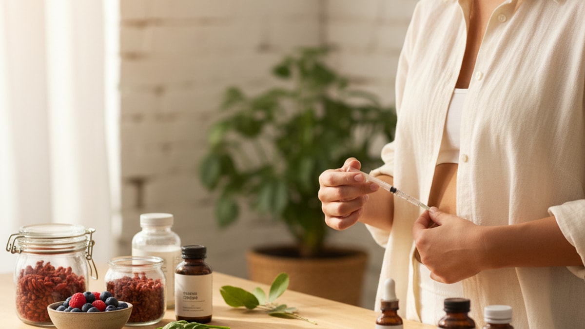 Blog Post: peptide injection guide - Professional illustration